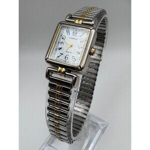 Vintage Carriage by Timex Women's Two-Tone Tank Watch - Expansion Band